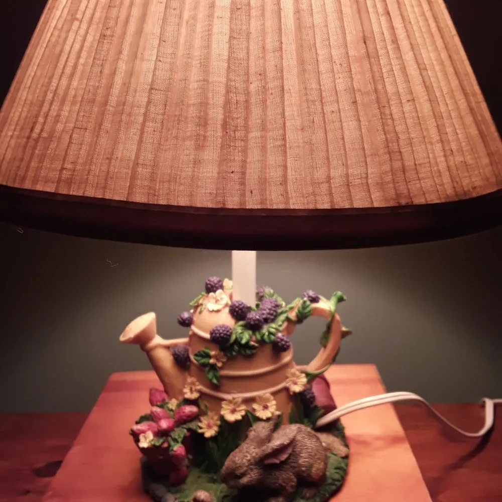 Springtime Themed Electric Lamp